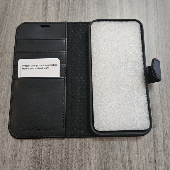 TUCCH Case for Iphone 14 Pro Wallet Case, [RFID Blocking] 4 Card Holder - Picture 3 of 8